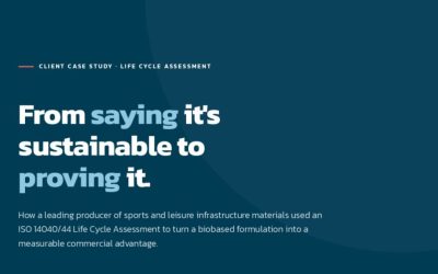 Life Cycle Assessment